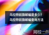 乌拉特前旗邮编是多少？乌拉特前旗邮编查询方法